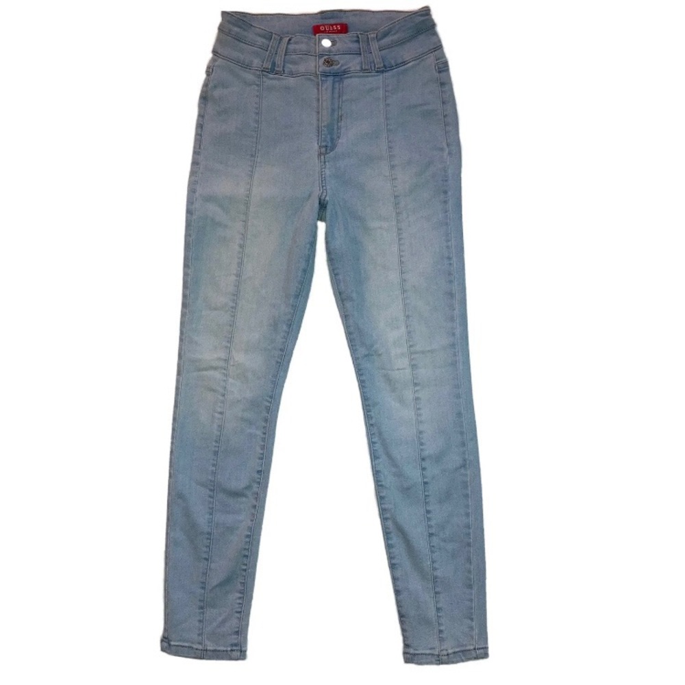 Guess Size 27 Skinny Stretch Light Wash Blue Jeans